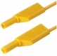 MLS WS 100/1 GE  Przewód PVC 1,0mm2, 1,0m, 2x(wt.+gn.)4mm, żółty, Hirschmann, 934095100, MLSWS1001GE